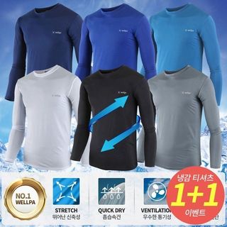 [모로엠]남성 여름 냉감원단 아이스 쿨링 티셔츠 ON-TSS-QWDABE32, 35730원, SK스토아