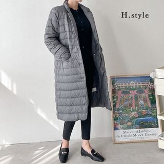 [H스타일]H스타일(OT)구스롱패딩점퍼/겨울/패딩/거위털/점퍼, 165900원, SK스토아