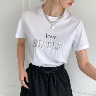 [VY] 여자 흰티 반소매 필기체 면원단 티셔츠, 29800원, GSSHOP