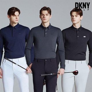 DKNY GOLF 남성 24SS 긴팔 카라 티셔츠 3종, 79000원, GSSHOP