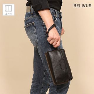 [하프클럽/빌리버스]빌리버스 남자 클러치백 BJI222 가죽 손가방 캐주얼 가방, 79800원, 현대홈쇼핑