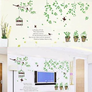 나뭇잎 n127155F005 벽지 스티커 포인트 거실 인테리어 집꾸미기, 11700원, 현대홈쇼핑