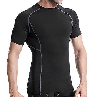 바디핏 남성 슬림 스포츠 반팔티(XL) (블랙)/ 헬스복, 22060원, 현대홈쇼핑