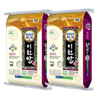 23년 햅쌀 임금님표이천쌀 특등급 알찬미 쌀10kg+10kg(20kg) 이천남부농협, 87500원, CJ온스타일