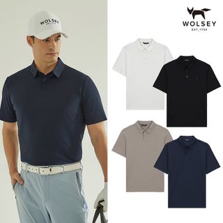 [Wolsey] 울시 골프 24SS 남성 소로나 에센셜 카라 셔츠 4종, 99000원, CJ온스타일