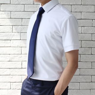 [하프클럽/어셔츠]구김없는 고스판 남자 반팔 정장 와이셔츠, 39900원, CJ온스타일