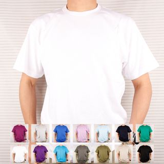 폴라츠VOLLRADS 반팔 남녀공용 베이직한 면100 편안한 착용감의 빅사이즈 라운드 티셔츠, 11900원, CJ온스타일