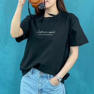 [험블] 레이어드티 여름 라운드 기본면티 여성 반팔 티셔츠, 13900원, CJ온스타일