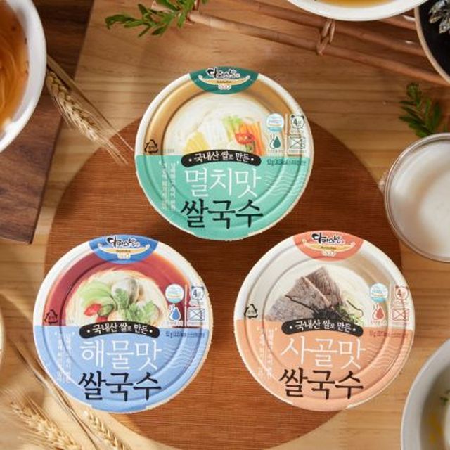 다미소반 쌀국수 30개 (멸치맛,해물맛,사골맛)
