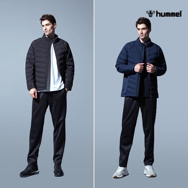 [HUMMEL] 험멜 최종가! 웜테크 하이브리드 셋업 2종, 남성(재킷+팬츠)