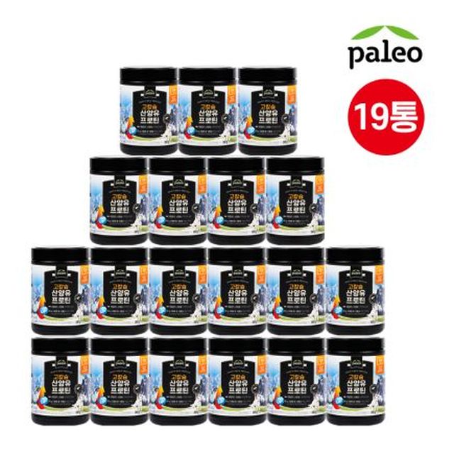팔레오 고칼슘 산양유 프로틴 19통(패밀리구성)