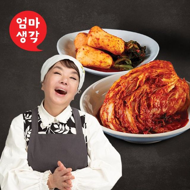 김수미 엄마생각 더프리미엄 포기김치7kg 총각김치2kg