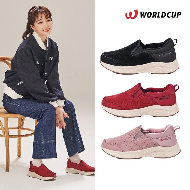 23F/W [월드컵] 윈터 기모 슬립온 (여)