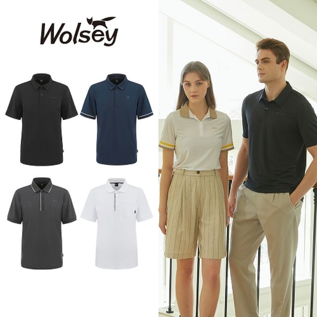 [Wolsey] 24SS 남성 썸머 쿨링테크 폴로 티셔츠 4종
