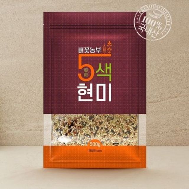 벼꽃농부 오색현미 21봉+찹쌀 1병(패트병)