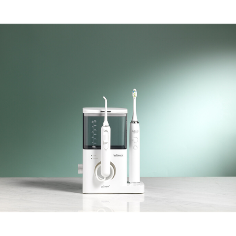 [카드 5%할인][한창서 프리미엄/단독조건]오스템 와픽 콤보 구강세정기 2개+음파칫솔 4개(1+1세트)