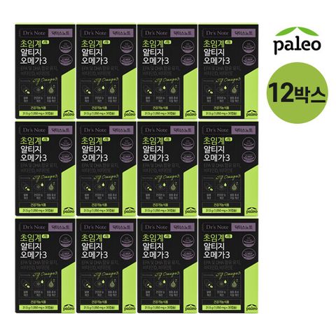 [M] 팔레오 초임계 알티지 오메가3 12박스