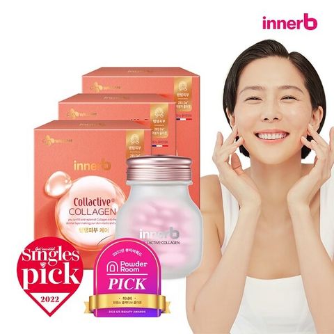 (M) CJ 이너비 콜렉티브 콜라겐 + 비오틴 + 비타민C 3박스