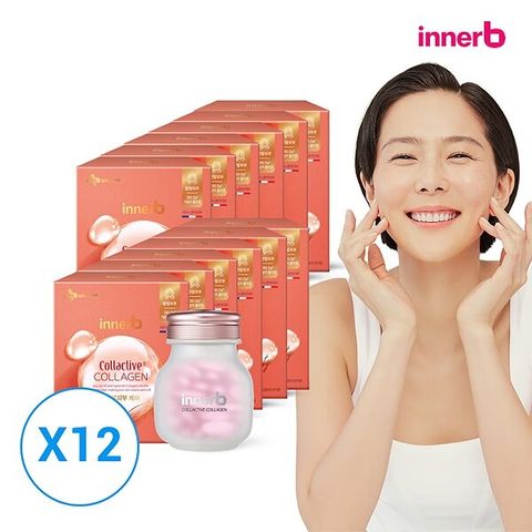 (M) CJ 이너비 콜렉티브 콜라겐 + 비오틴 + 비타민C 12박스