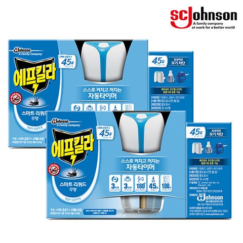 [삼성카드5%할인]에프킬라[스마트 히터 1개 + 리퀴드 무향 리필 2개]x2