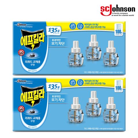 에프킬라 리퀴드 무향 리필 3개입x2