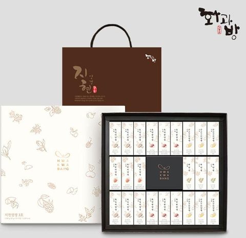 [화과방t] 지현양갱세트 3호 45gx24개+쇼핑백 / 선물 부모님 간식 명절