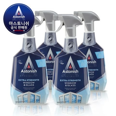 아스토니쉬 윈도우 클리너 750ml 4개