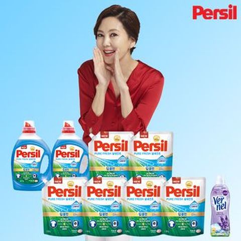 (일반/드럼 겸용)퍼실 퓨어프레쉬 플러스 실내건조(2.7LX2통+1.8LX6팩)+버넬X1통(랜덤)