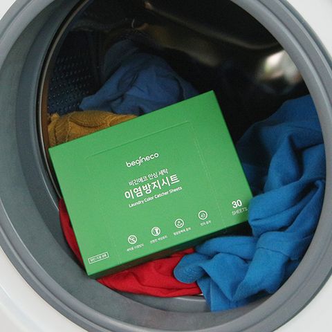 비긴에코 안심세탁 이염방지시트 2+1 (총 90매)