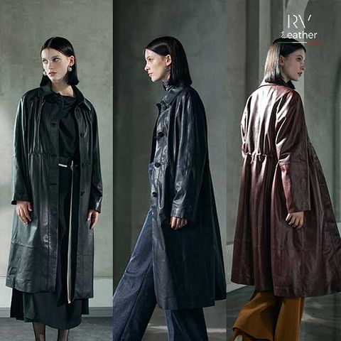 [런칭가 599000원] 유로셀렉티드XRV LEATHER 이태리 베지터블 양가죽 발마칸코트 