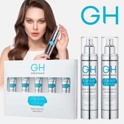[국민7%할인]그레이트헤어 스팀클리닉 헤어에센스 트리트먼트 2+1 구성 