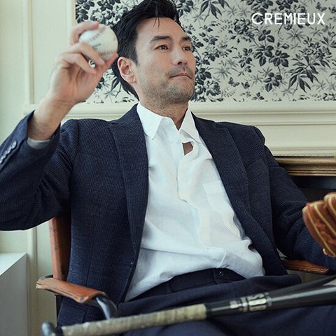 [카드 5%할인]다니엘크레뮤 울 코튼 블렌디드 블레이저