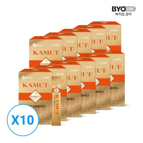 (M)[10박스] CJ웰케어 바이오코어 카무트 곡물콤부효소 (3gX30포X10박스)