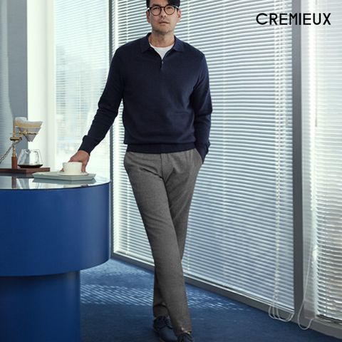 [카드 5%할인]다니엘크레뮤  라이크라 밴딩 슬랙스 3종