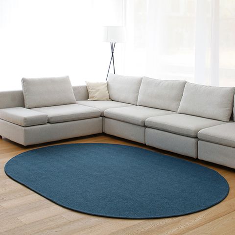 [타원형] 특대형 카밍 사이잘룩 카페트 +멀티