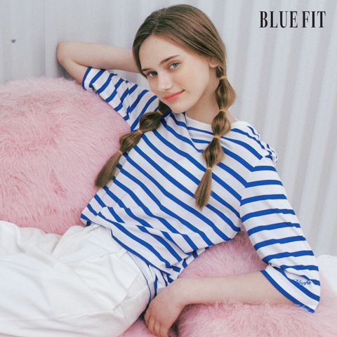 [카드 5%할인][24SS] 블루핏 스트라이프 티셔츠 4종