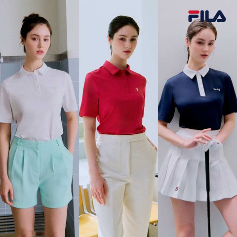 [카드 5%할인]FILA(휠라) 여성 24SS 반팔 카라티 3종