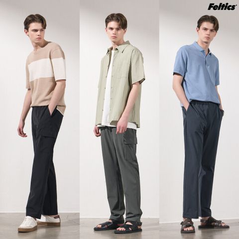 [삼성카드5%할인](론칭가 59,900원)[남성] 펠틱스 쿨링스트레치 나일론 팬츠 3종