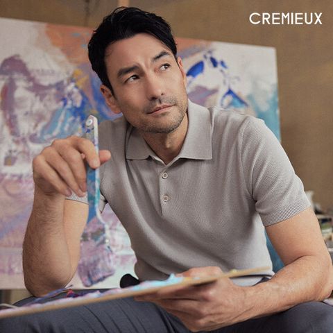 [카드 5%할인]다니엘크레뮤 썸머 코튼 블렌디드 반팔 카라니트 3종