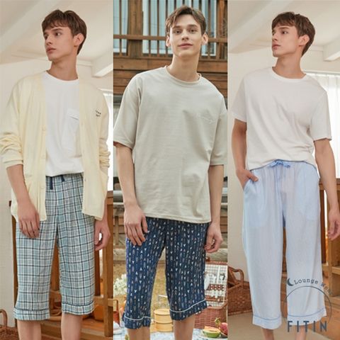 [NO세일 최종가] 피트인 남성용 인견 쿨 파자마 팬츠 3종
