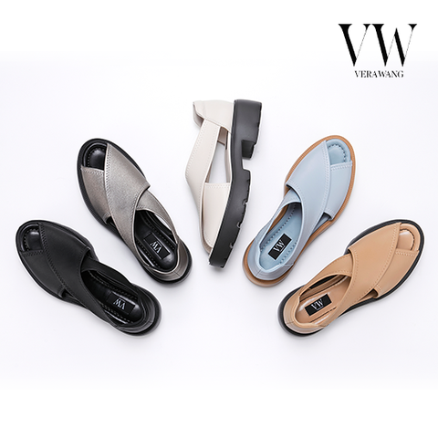 VW베라왕 램스킨 스판 샌들