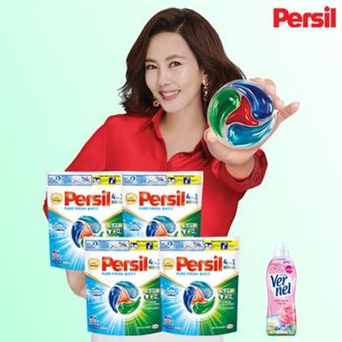 (일반/드럼 겸용)뉴퍼실 디스크 실내건조 26개입X4팩+버넬X1통(랜덤)