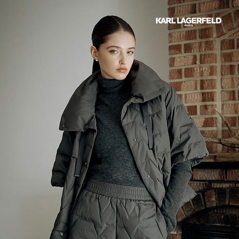 칼라거펠트 캐시미어100 시스루 풀오버