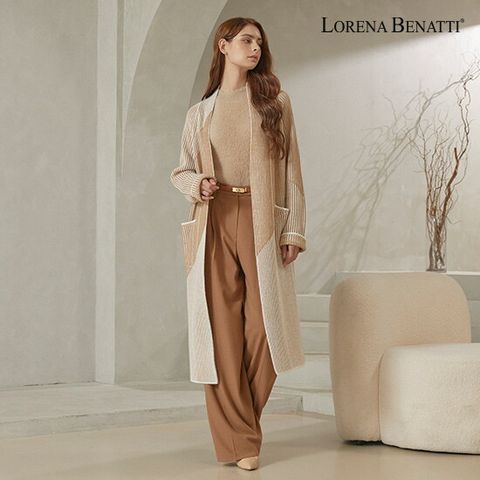 [이태리직수입] 로레나 베네티 린시엠 社 캐시미어 블렌디드 니트 코트