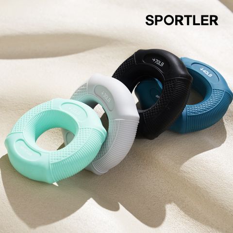 [비밀]스포틀러 실리콘 악력기 듀얼 강도조절 미니 도넛 전완근 운동기구 압력기 손 완력기