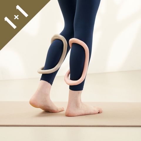 1+1 스포틀러 요가링 종아리 필라테스 다리 소프트형 하드형 마사지 젠링 세트