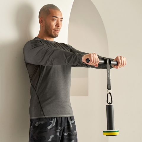 숀리 추감기 리스트롤러 전완근 운동 기구 팔뚝 근육 강화 1M 벨트형