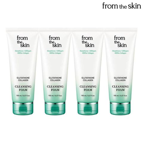 [삼성카드5%할인]프롬더스킨 글루타치온 콜라겐 클렌징폼 150ml * 4개