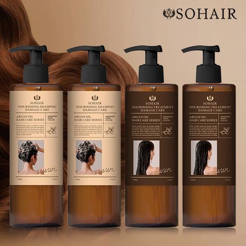 [삼성카드5%할인]쏘헤어 아르간 너리싱 탈모 샴푸 1000g * 2개 헤어 트리트먼트 1000g *2개