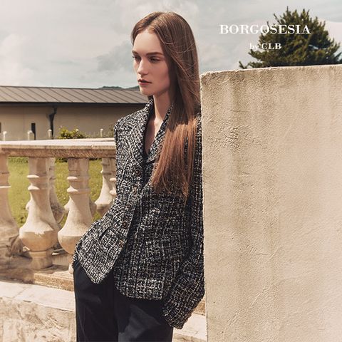 [최초가 159,000] 보르고세시아 24FW 브릴란떼 트위드 자켓